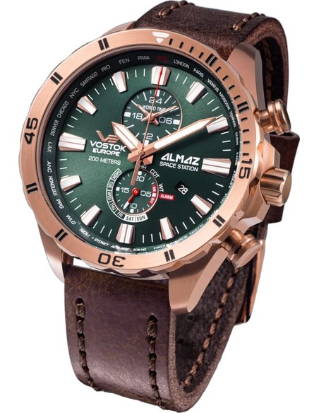 Vostok Europe Almaz宇宙ステーション 多機能 YM8J-320B656 ウォッチ - 1