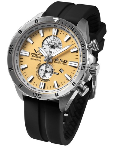 Vostok Europe Almaz Estación espacial multifuncional YM8J-320A655S Reloj - 1