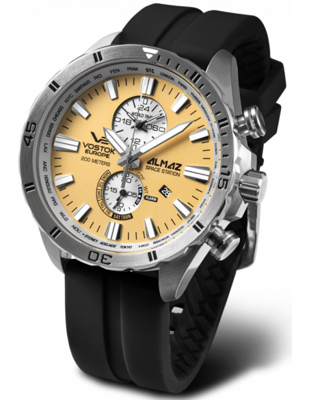 Vostok Europe Almaz Station spatiale multifonctionnelle YM8J-320A655S Montre - 1 Vostok Europe Almaz Station spatiale multifonctionnelle YM8J-320A655S Montre - 1