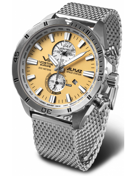 Vostok Europe Almaz romstasjon multifunksjonell YM8J-320A655B Klokke - 1