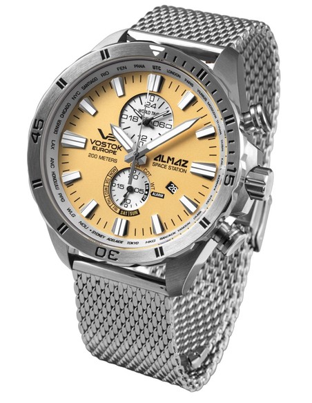 Vostok Europe Almaz Space Station Multifunctional YM8J-320A655B Uhr - 1