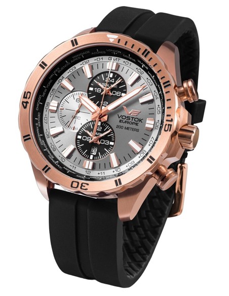 Vostok Europe Almaz Estación Espacial Multifuncional YM26-320B653S Reloj - 1