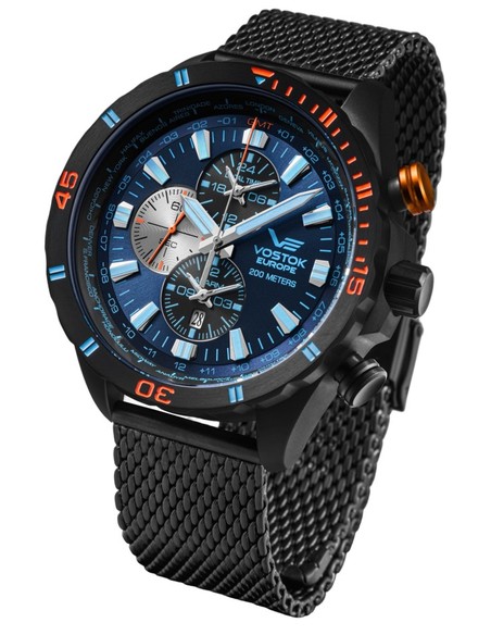 Vostok Europe Almaz Space Station Multifunctional YM26-320C654B Watch - 1