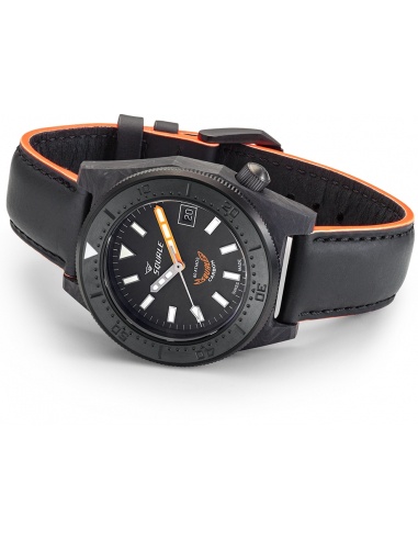 Squale T-183 Forged Carbon Orange Watch - 3