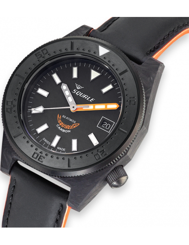 Squale T-183 Forged Carbon Orange Watch - 2
