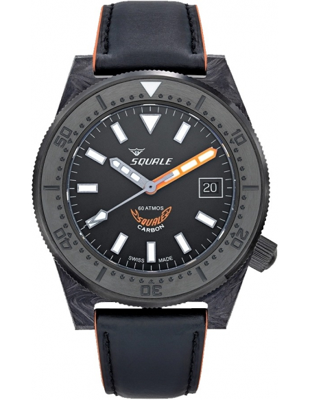 Hodinky Squale T-183 Forged Carbon Orange - 1