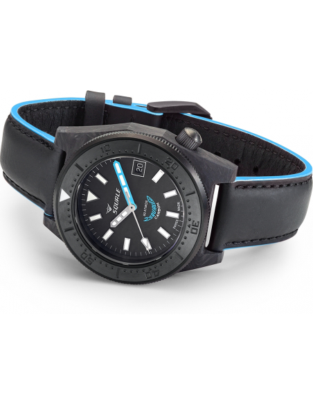 Squale T-183 Forjat carbon albastru Ceas - 3