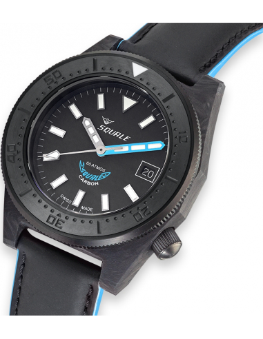 Squale T-183 Forged Carbon Blue Uhr - 2