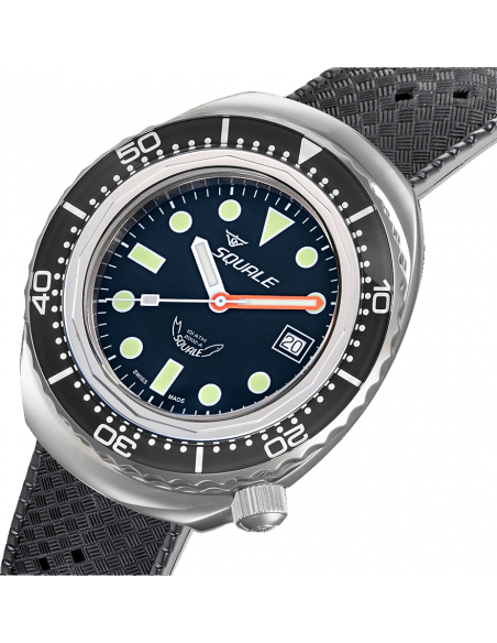 Squale 2002 101 Atmos polsk svart profesjonell Klokke - 2