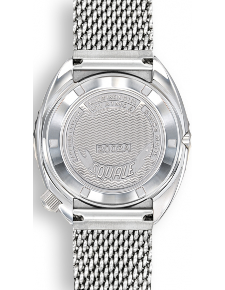 Squale 2002 blå-rød profesjonell Klokke 2002.SS.BLR.BL.ME22 - 4