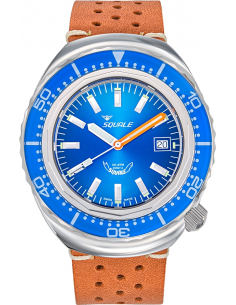 Squale 2002ブルー プロフェッショナル ダイビング ウォッチ2002.SS.BL.BL.PTC - 1