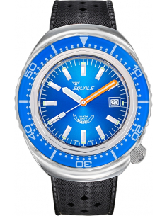 Squale 2002 Μπλε επαγγελματική κατάδυση Pολόι 2002.SS.BL.BL.BL.HT - 1