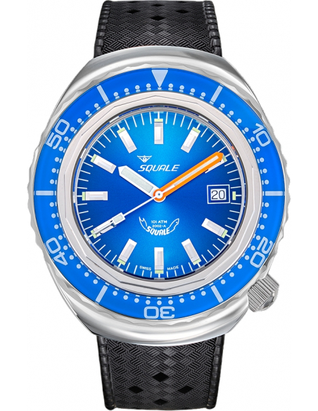 Squale 2002 Blue Professional Diving Klocka 2002.SS.BL.BL.BL.HT - 1