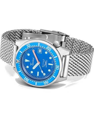 Squale 1521-026/A Blue Blasted professional diving Watch - 9