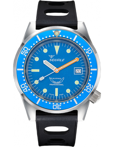 Squale 1521 -026/A Ocean Blue profesjonell Klokke - 1