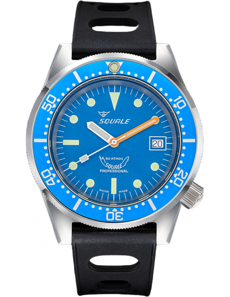 Squale 1521 -026/A Ocean Blue profesjonell Klokke - 1
