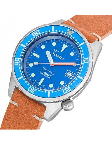 Squale 1521-026/A Ocean Blue professional diving Watch - 6