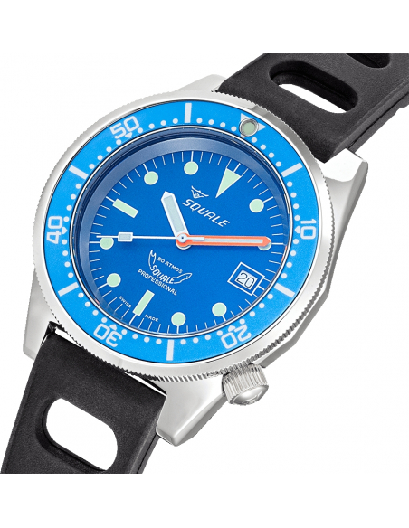 Squale 1521-026/A Blau Taucheruhr - 2