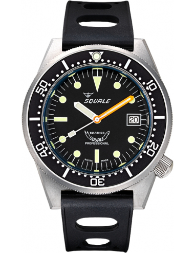Squale 1521 -026/A ブラスト加工のプロ仕様ダイビングウォッチ - 1
