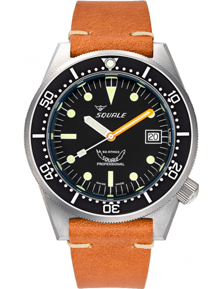Squale 1521-026/A Ανατιναγμένες επαγγελματικές καταδύσεις Pολόι - 5