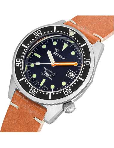 Squale 1521 -026/A ブラスト加工のプロ仕様ダイビングウォッチ - 6