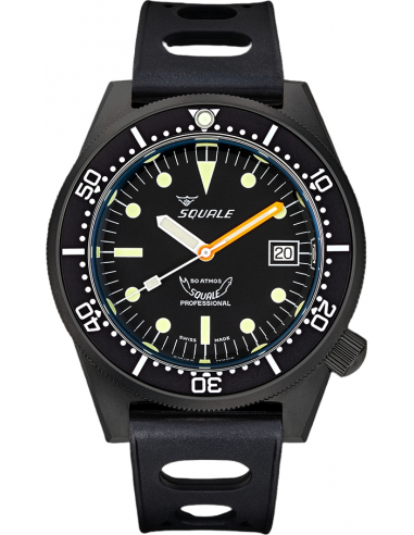 Squale 1521-026/A Μαύρο PVD για επαγγελματικές καταδύσεις Pολόι - 1