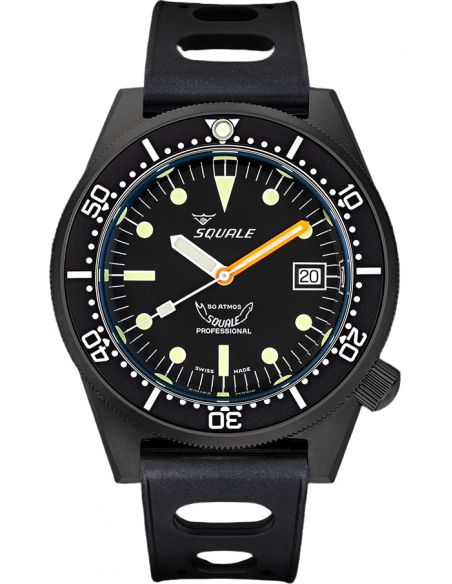 Squale 1521-026/A Μαύρο PVD για επαγγελματικές καταδύσεις Pολόι - 1