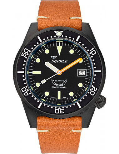 Squale 1521-026/A Fekete PVD professzionális búvárkodás Karóra - 5