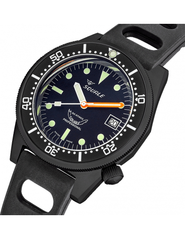Squale 1521-026/A Μαύρο PVD για επαγγελματικές καταδύσεις Pολόι - 2