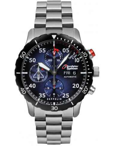 Zeppelin Eurofighter 7218M-3 Chronograph automatyczny Zegarek - 1
