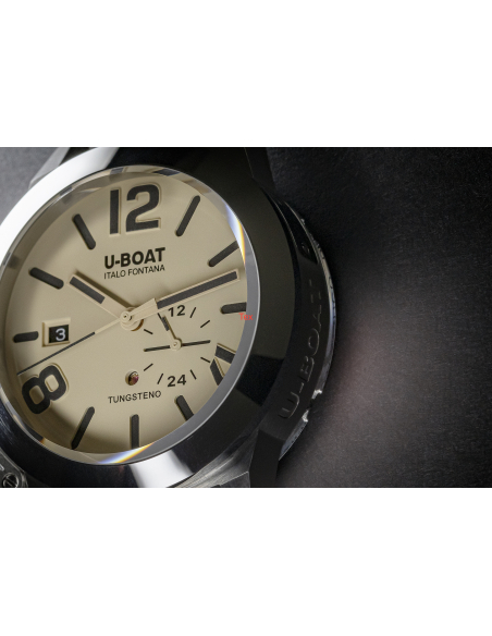 U-BOAT Classic 42 Beige Tungsteno Reloj 8892 - 3