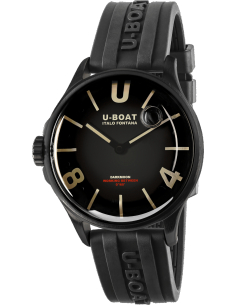 U-BOAT Darkmoon 40mm Black IPB 9019 Watch - 1