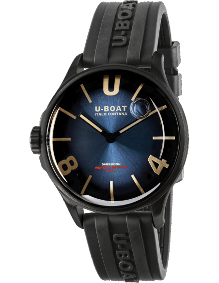U-BOAT Darkmoon 40mm Bleu IPB 9020 Montre - 1