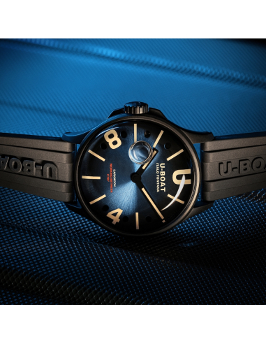U-BOAT Darkmoon 40mm Bleu IPB 9020 Montre - 3