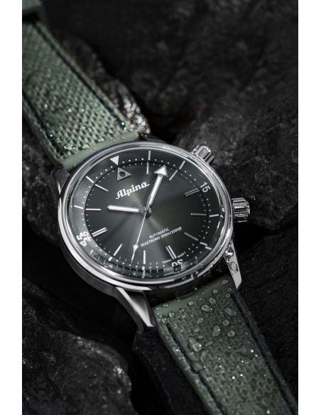 Hodinky Alpina Seastrong Diver 300 Heritage Green AL-520GR4H6 - 3