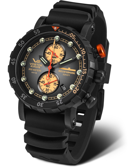Vostok Europe SSN-571 Nuclear Submarine Chronograph Uhr VK64-571C611B - 2