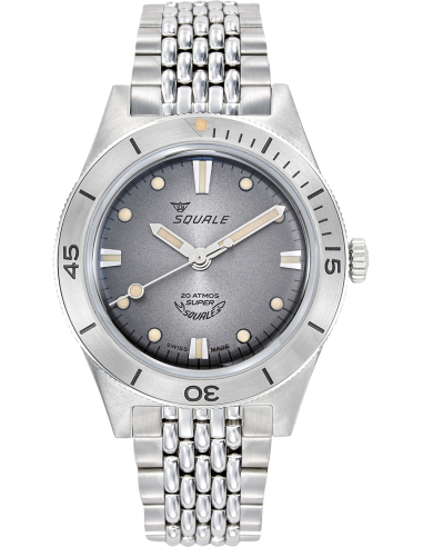 Squale Super Squale Napsugár szürke karkötő Karóra SUPERSSG.AC - 1