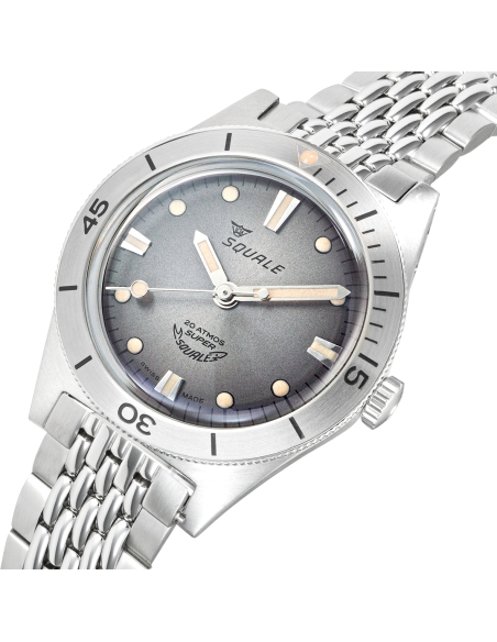 Squale Super Squaleサンレイ グレー ブレスレットウォッチ SUPERSSG.AC - 2