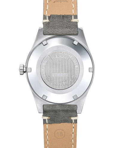 Squale Super Squale Sunray Grey Leather Uhr SUPERSSG.PG - 3