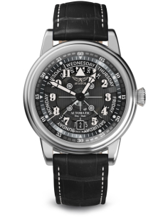 AVIATOR Douglas Dag-datum Meca-41 Automatisk Klocka V.3.36.0.284.4 - 1