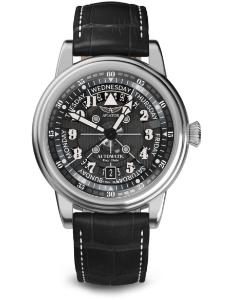 AVIATOR Douglas Day-date Meca-41 Automatic Watch V.3.36.0.284.4 - 1