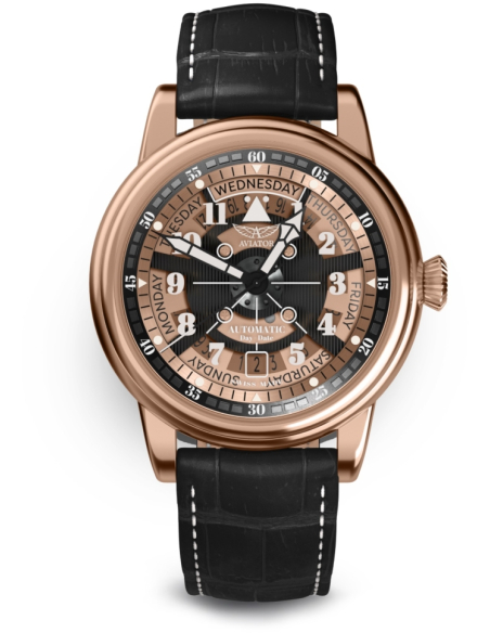 AVIATOR Douglas Day-date Meca-41 Automatic Pολόι V.3.36.2.289.4 - 1