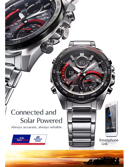 Casio Edifice ECB-900DB-1AER Pολόι - 7