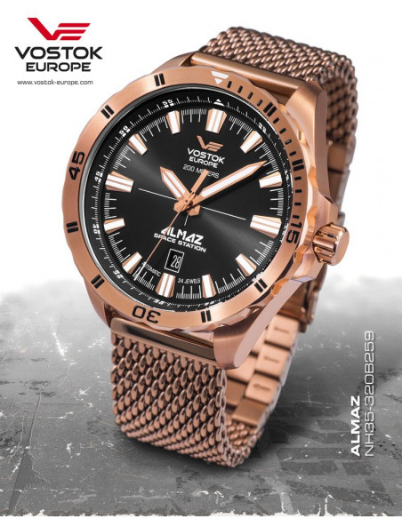 Vostok Europe NH35A-320B259B Almaz automatisk Klokke - 1