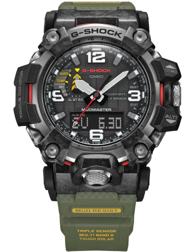 Casio G-SHOCK Mudmaster GWG-2000-1A3ER Klokke - 6