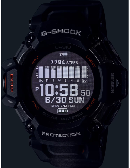 Casio G-SHOCK Μετακίνηση GBD-H2000-1AER Pολόι - 9