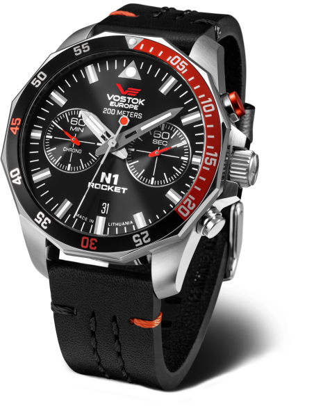  Vostok Europe N1 Rocket 6S21-​225A618S Klokke - 1
