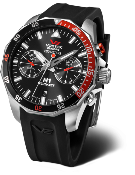 Vostok Europe N1 Rocket 6S21-​225A707S クロノグラフ ウォッチ - 1