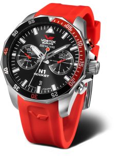 Vostok Europe N1 Rocket 6S21-​225A707S Montre - 1