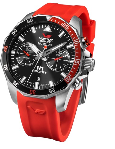 Vostok Europe N1 Rocket 6S21-​225A707S Reloj - 1